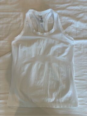 Athleta White Momentum Seamless Tank